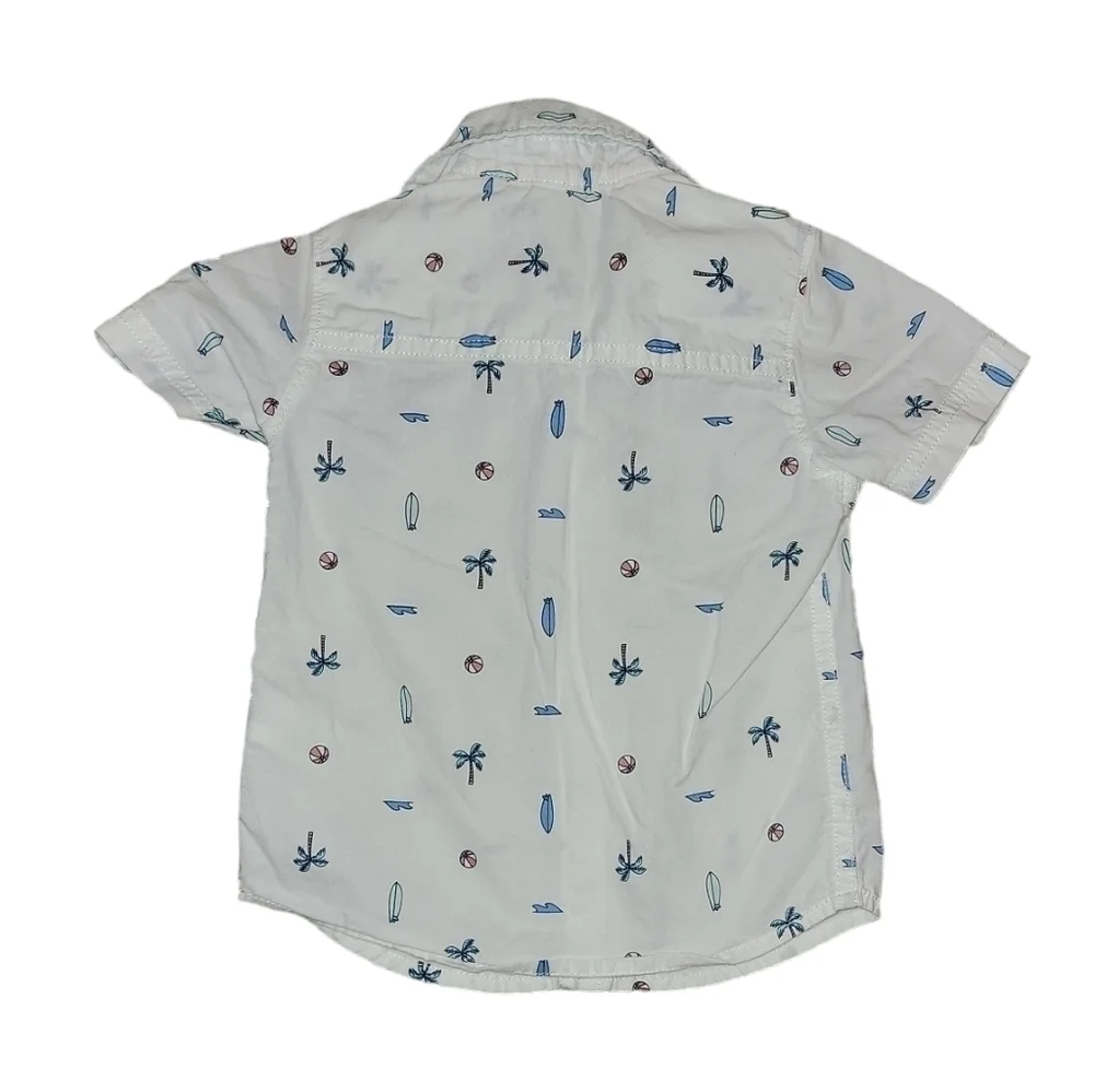 Carter’s size 12 months short sleeve button down shirt